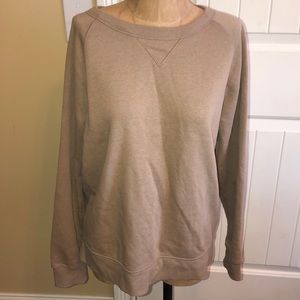 Taupe sweatshirt Medium